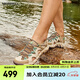 邁樂(lè)（Merrell）運(yùn)動(dòng)戶外新溯溪鞋涼鞋MAIPO SIEVE輕便透氣防滑戶外露營(yíng)休閑涼鞋 J038480米綠紫 女 38