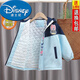 迪士尼（Disney）2025年新款兒童加厚洋氣兔子沖鋒~衣女童秋冬加棉加厚外套 藍色兔子夾棉外套 【沒(méi)有內膽】 110 建議身高100-110cm