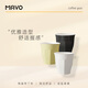 MAVO 陶瓷咖啡杯 卡布奇諾拿鐵拉花杯子 咖啡館北歐簡約杯子230cc 珍珠白