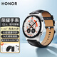 榮耀智能手表GS4原裝藍(lán)牙通話真金鍍層血氧心率睡眠監(jiān)測(cè)心臟健康預(yù)警公交門(mén)禁離線支付運(yùn)動(dòng)多功能腕表 榮耀手表GS4 NFC【銀色】黑色皮表帶