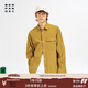 熊貓·本（ben.panda）2025春季新款襯衫男寬松版休閑港風(fēng)百搭多口袋男女同款上衣 姜黃色 M