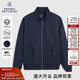 布克兄弟（BrooksBrothers）男秋冬休閑半高領(lǐng)美式復(fù)古夾克外套夾克