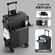 地平線(xiàn)8號（LEVEL8）新款多功能行李箱前置開(kāi)口萬(wàn)向輪學(xué)生旅行箱大容量密碼箱 3029 前置開(kāi)口【頂配多功能加厚款】炫酷黑 20寸【前置開(kāi)口-品牌好貨】