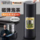 羅威奢品 ROWILUX德國(guó)品質(zhì)玻璃杯男款磁吸茶水分離辦公室2025新款磁彈泡茶杯水杯 [磁彈泡茶]紳士黑500ml