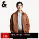 杰克·瓊斯（JACK&JONES） 秋冬潮仿麂皮絨面料親膚燈芯絨翻領(lǐng)領(lǐng)型夾克外套棉服224309017