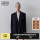 Teenie Weenie小熊西裝外套女春季休閑學(xué)院風(fēng)中長(zhǎng)款輕商務(wù)時(shí)尚簡(jiǎn)約西裝外套女 藏青色 S (160)