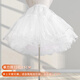 IFSONG云朵撐Lolita裙撐45CM日常撐35CM無(wú)骨軟紗洛麗塔襯裙狗短蓬蓬裙 45CM白色軟紗撐【日常蓬】