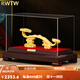 RWTW如意擺件絨沙金工藝品家居飾品酒柜博古架客廳裝飾品喬遷禮物 絨沙金大號-五福如意37.5*21.5*2