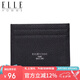 ELLE HOMME 男士商務(wù)時尚卡包 超薄迷你卡片包 多卡位牛皮銀行卡夾卡套ED786504040黑色