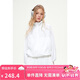 ELLE KIDS一衣兩穿】25春夏女童寬松落肩版立領(lǐng)防曬服涼感休閑外套上衣