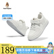 暇步士（Hush Puppies）童鞋兒童低幫板鞋男童新款中大童運(yùn)動(dòng)鞋女童戶(hù)外輕便時(shí)尚休閑鞋 HP5604011白色 35