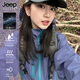 JEEP SPIRIT吉普戶外三合一沖鋒衣秋冬情侶防風(fēng)防水登山夾克外套男秘境紫L