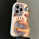 秒揚 適用蘋果16手機殼iPhone16promax女新款15pro夏天高級感14鏡頭全包13pm硅膠可愛12小眾11防摔 【可愛小鼠】淤泥紫-鏡頭全包-細膩親膚 iPhone 13
