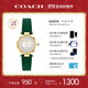 蔻馳（COACH）CARY系列 貝母表盤(pán) 石英女表14503894小綠表 禮物/送禮