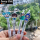 FANCYCHIC亞克力筆定制按壓筆diy來(lái)圖定制中性筆簽字筆周邊禮品訂制 十支裝1-5圖內