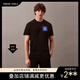 Canter Koala 夏裝ck t恤男新款官方男裝短袖印花男女情侶圓領(lǐng)休閑通勤T恤男39 39黑色短袖t恤 L /175 建議120-135斤
