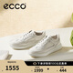 愛步（ECCO）25年夏季新款潮流拼色厚底休閑板鞋 街頭球鞋女鞋272803 白色37