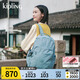 Kipling2025春夏新款學(xué)生書(shū)包大容量雙肩包畢業(yè)旅行首爾包|SEOUL M-灰松綠色