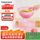 特百惠（Tupperware）奇妙果菜籃4.3L瀝水洗菜籃多功能保鮮盒食品級冰箱收納盒發(fā)面碗