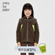 jnby by JNBY【運動系列】江南布衣童裝搖粒絨馬甲柔軟秋冬裝男女童1O9513060 201/暗咖 160cm