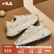 FILA 斐樂運動鞋女MARS II 火星系列二代秋秋季時尚復(fù)古跑步鞋女 奶白/木薯粉-GT 37.5