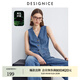 迪賽尼斯（DESIGNICE）2024年夏季新款通勤風薄款牛仔馬甲氣質短款無袖短外套女 牛仔藍 XL