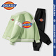 DickiesDickies童裝男童棒球服套裝2025新款兒童秋季外套中小童運動(dòng)服潮 淺綠/DK紅標K-黑/DK紅標K 130