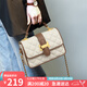YUYULA牛皮包包女包斜挎包品牌輕奢手提鏈條包生日七夕情人節(jié)禮物送女友