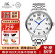 上海（SHANGHAI）手表男自動(dòng)機(jī)械表 品牌正品國(guó)產(chǎn)大數(shù)字男表防水情侶對(duì)表禮物X629 白盤鋼帶【升級(jí)大表盤】