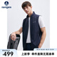 Navigare意大利小帆船男士背心25春夏季新品休閑簡約風(fēng)單背心時尚百搭馬甲 海軍藍 2XL