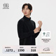 KOLON SPORT/可隆立領(lǐng)抓絨夾克 男子秋冬戶外運動透濕保暖上衣外套 LHFJ5SN005-BK 黑色 2XL 185/104A