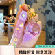 RJT庫洛米水晶掛件創(chuàng)意液體流沙鑰匙扣女可愛奶茶杯漂流瓶公仔書包小 庫洛米流沙-冰淇淋款