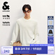 杰克·瓊斯（JACK&JONES）【七夕情人節(jié)禮物】秋冬季毛衣男士潮圓領針織衫套頭打底衫羊毛衫 奶白A42 M 175