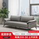 恒勝辦公室商務(wù)沙發(fā)茶幾組合時(shí)尚簡(jiǎn)約現(xiàn)代辦公沙發(fā)老板接待會(huì)客休息區(qū) 三人位【接觸面真皮】