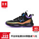 安德瑪（Under Armour）男女童籃球鞋冬季網(wǎng)布透氣耐磨防滑運(yùn)動(dòng)鞋2441209 黑色 40碼 