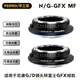 PEIPRO平工坊 NF-GFX 適用于尼康鏡頭轉富士gfx中畫副GFX100S GFX100SII GFX100II GFX50S/R轉接環(huán) 黑膠圈款
