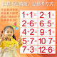 杜曼閃卡 數學(xué)口算卡片20以?xún)燃訙p法168道幼小銜接速算心算一年級 口算卡