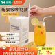 雙槍一次性吸管單獨包裝兒童產(chǎn)婦食品級平口塑料透明細彎吸管300只