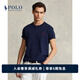 Polo Ralph Lauren 拉夫勞倫 男裝 經(jīng)典版型針織圓領(lǐng)短袖T恤RL13256 400-藍色 M