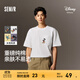森馬（Semir）迪士尼米奇家族合作系列短袖T恤男純棉繡花上衣2025新款男t 本白10102 M