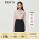 PORTS寶姿秋冬女裝新款假兩件時(shí)尚通勤連衣裙ALM9D065NPP066 粉紅色-1 S (4)