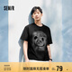 森馬（Semir）短袖T恤男國潮熊貓印花t恤內(nèi)搭寬松2025夏季上衣時(shí)髦109325100124