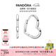 潘多拉（PANDORA）不對(duì)稱心形耳環(huán)時(shí)尚單品簡(jiǎn)約時(shí)髦七夕情人節(jié)禮物送女友 不對(duì)稱心形耳環(huán) 均碼