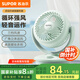 蘇泊爾電風(fēng)扇空氣循環(huán)扇家用臺(tái)扇低噪電風(fēng)扇搖頭渦輪對(duì)流大風(fēng)力辦公室宿舍桌面風(fēng)扇節(jié)能 春水煎茶+森墨綠