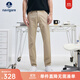 Navigare意大利小帆船男士休閑褲25春夏休閑簡(jiǎn)約風(fēng)長(cháng)褲棉質(zhì)親膚薄款錐形褲 古巴砂 33