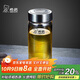 希諾玻璃杯單層加厚大容量家用辦公泡茶杯子男車(chē)載水杯XN-6017L 530mL