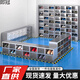 郎冠不銹鋼鞋柜員工無塵鞋凳更衣柜工廠車間換鞋單雙面更鞋柜凈化鞋凳 201單面6格 1.2毫米