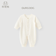 乖奇熊【安哥拉兔絨】嬰兒長(cháng)袖連體衣春秋睡衣春裝寶寶哈衣爬服保暖蠶絲