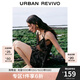 UR2025夏季新款女裝休閑度假風(fēng)串珠裝飾超短款半裙UWH550016 黑色 S