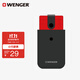 威戈（WENGER）瑞士軍刀抽拉卡包出行證件包通勤便捷錢(qián)包黑商務(wù)